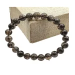 BLACK RUTILE QUARTZ 8MM BRACELET