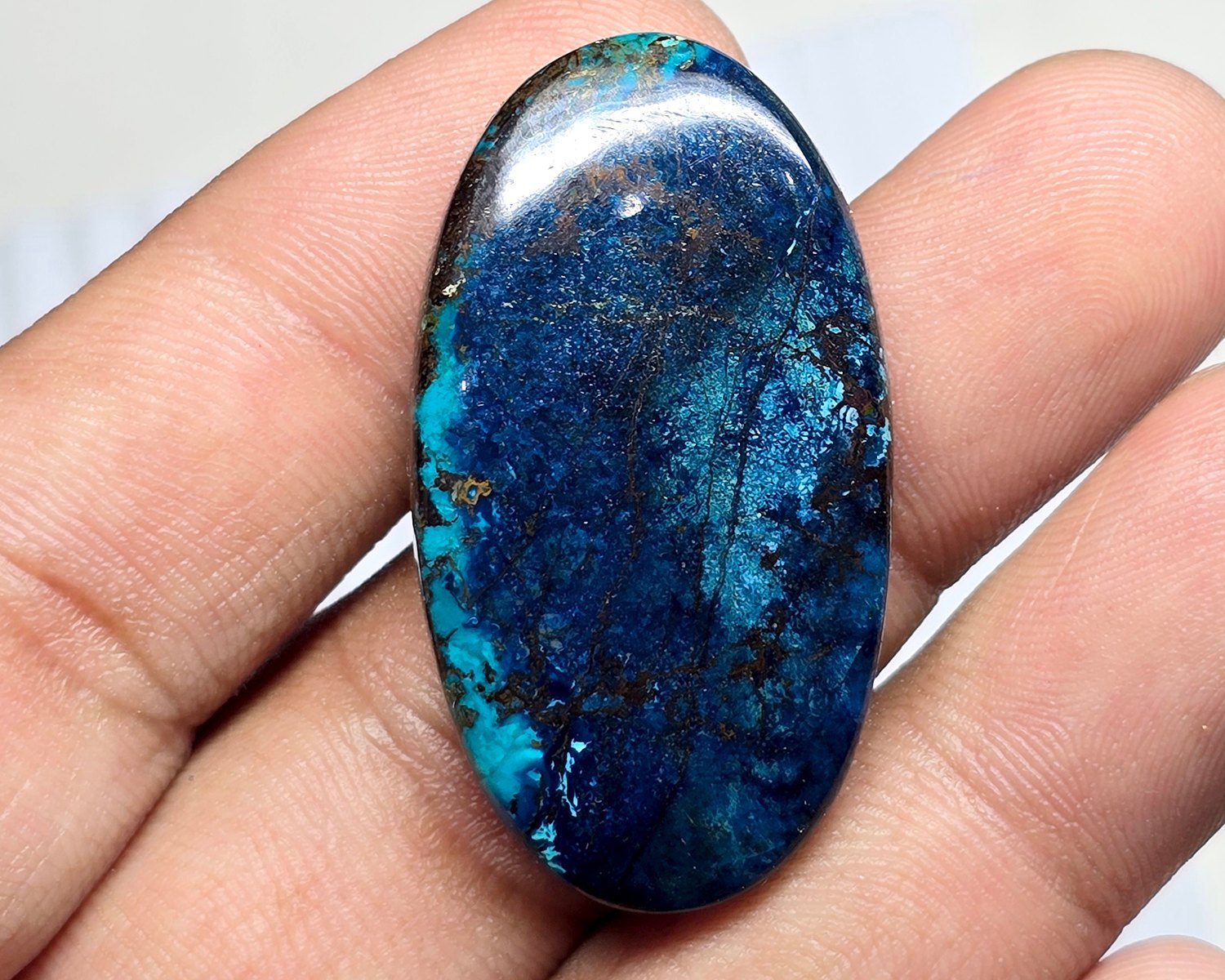 Buy Azurite Loose Gemstone per Gram Online UAE | Eleganza Gems
