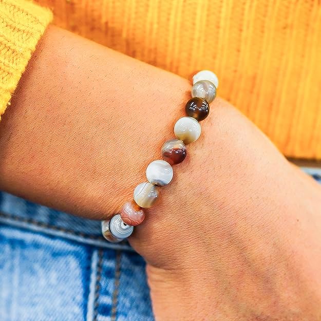 botswana agate bracelet