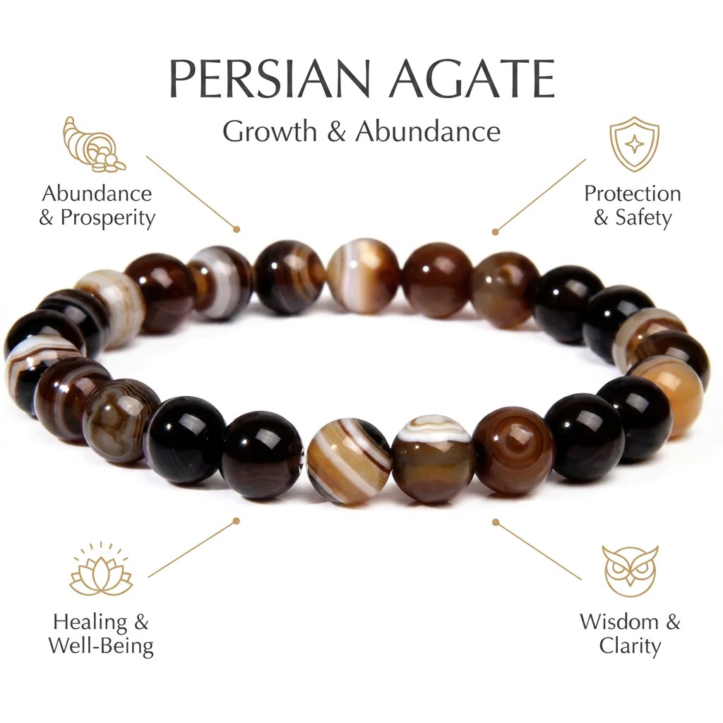 PERSIAN AGATE (SULAIMANI AQEEQ) 6MM