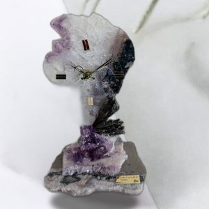 Luxury Gem Clock – Natural Gemstone Decorative Clock