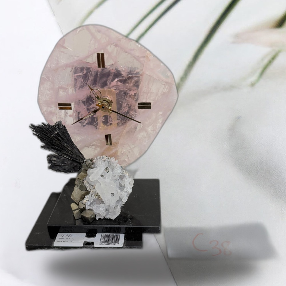 Exclusive Gem Clock – Premium Handcrafted Gemstone Timepiece