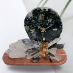 Gem Clock – Luxury Natural Gemstone Decorative Timepiece