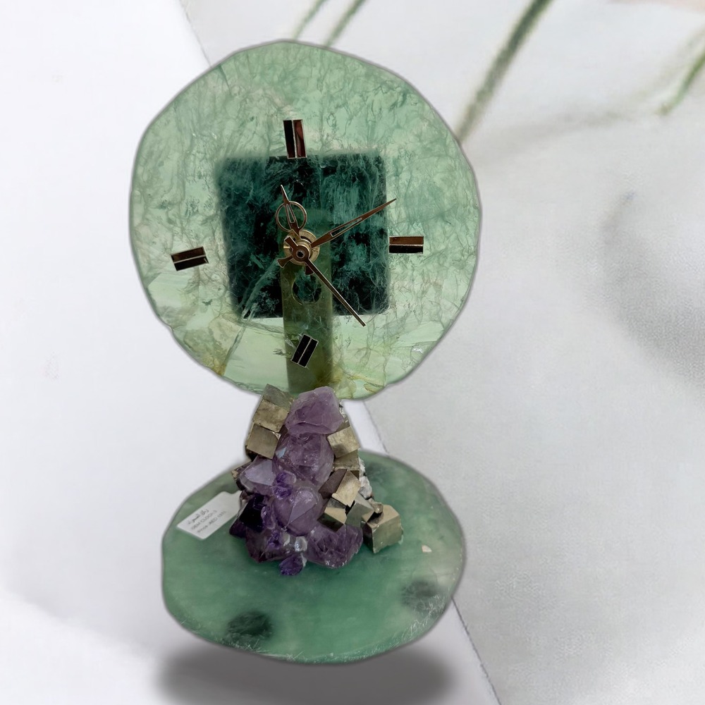 Gem Clock – Exclusive Natural Gemstone Decorative Clock