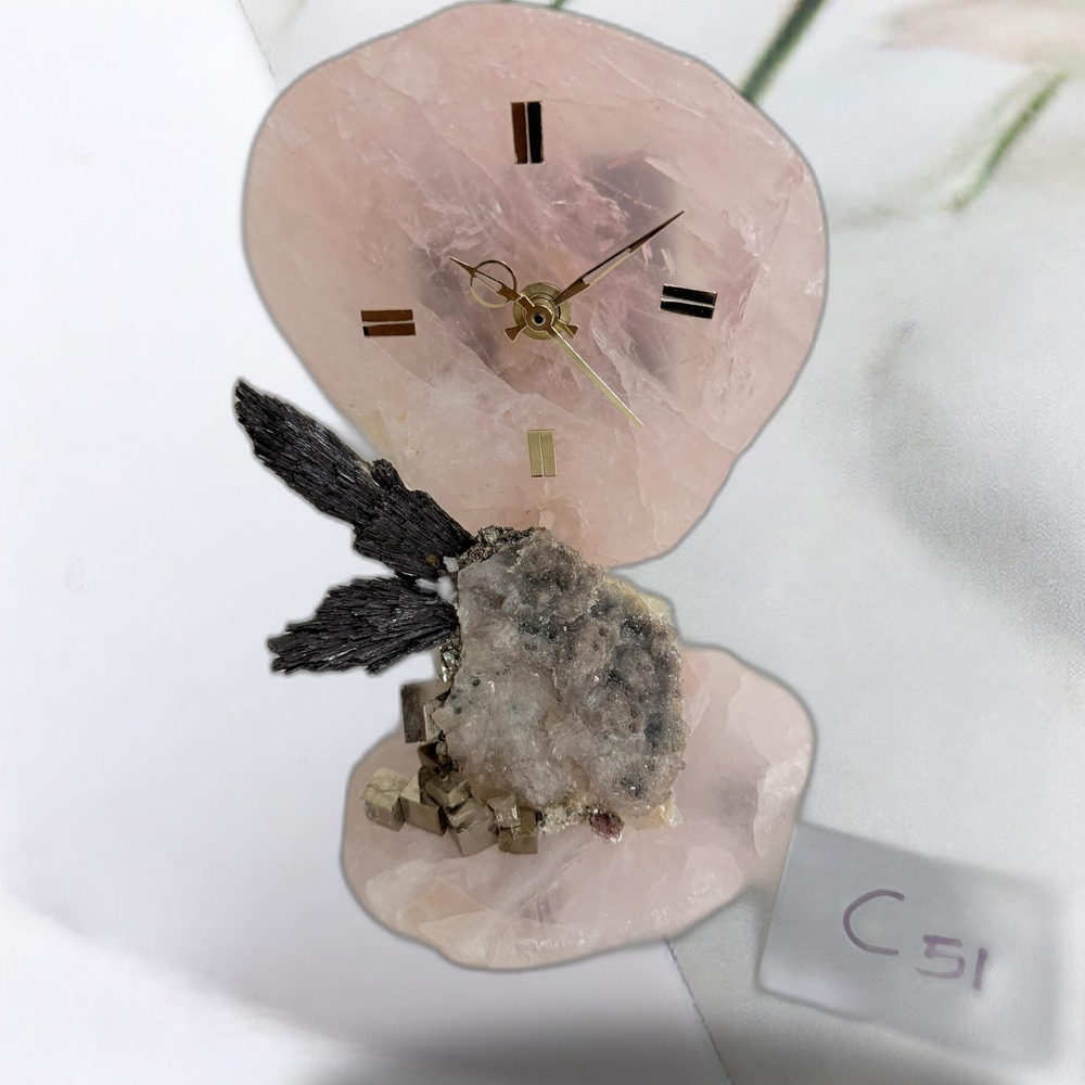 Gem Clock – Luxury Gemstone Art Clock for Elegant Interiors | Eleganza Gems
