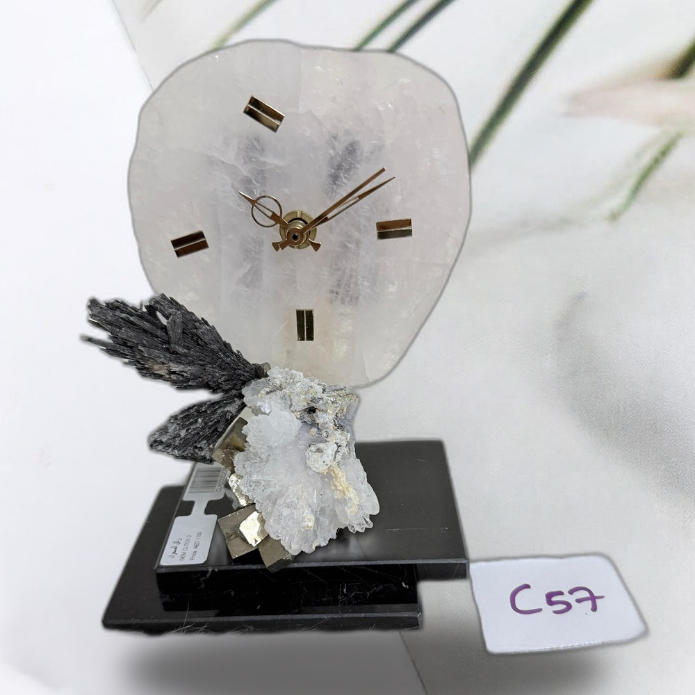 Gem Clock – Premium Gemstone Decorative Timepiece for Luxury Interiors | Eleganza Gems