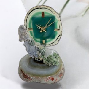 Gem Clock – Designer Gemstone Clock for Elegant Luxury Spaces | Eleganza Gems