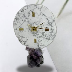 Gem Clock – Luxury Gemstone Inspired Table Clock for Elegant Décor | Eleganza Gems