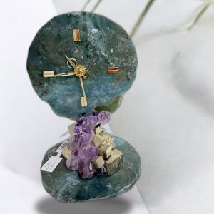 Gem Clock – Luxury Gemstone Artwork Clock for Elegant Décor | Eleganza Gems