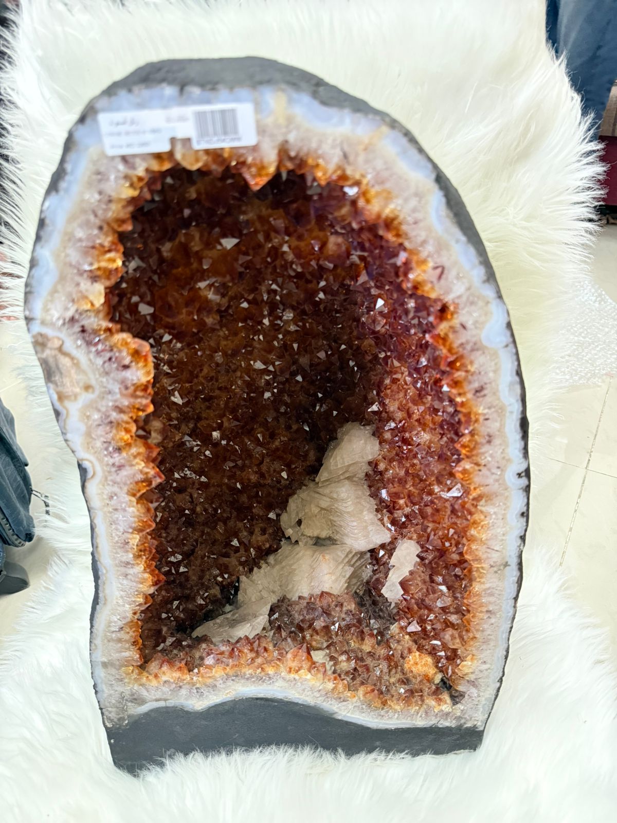 Natural Amethyst Geode Crystal Decor