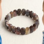 Natural Amethyst Crystal Bracelet (10mm) with threads (Copy)