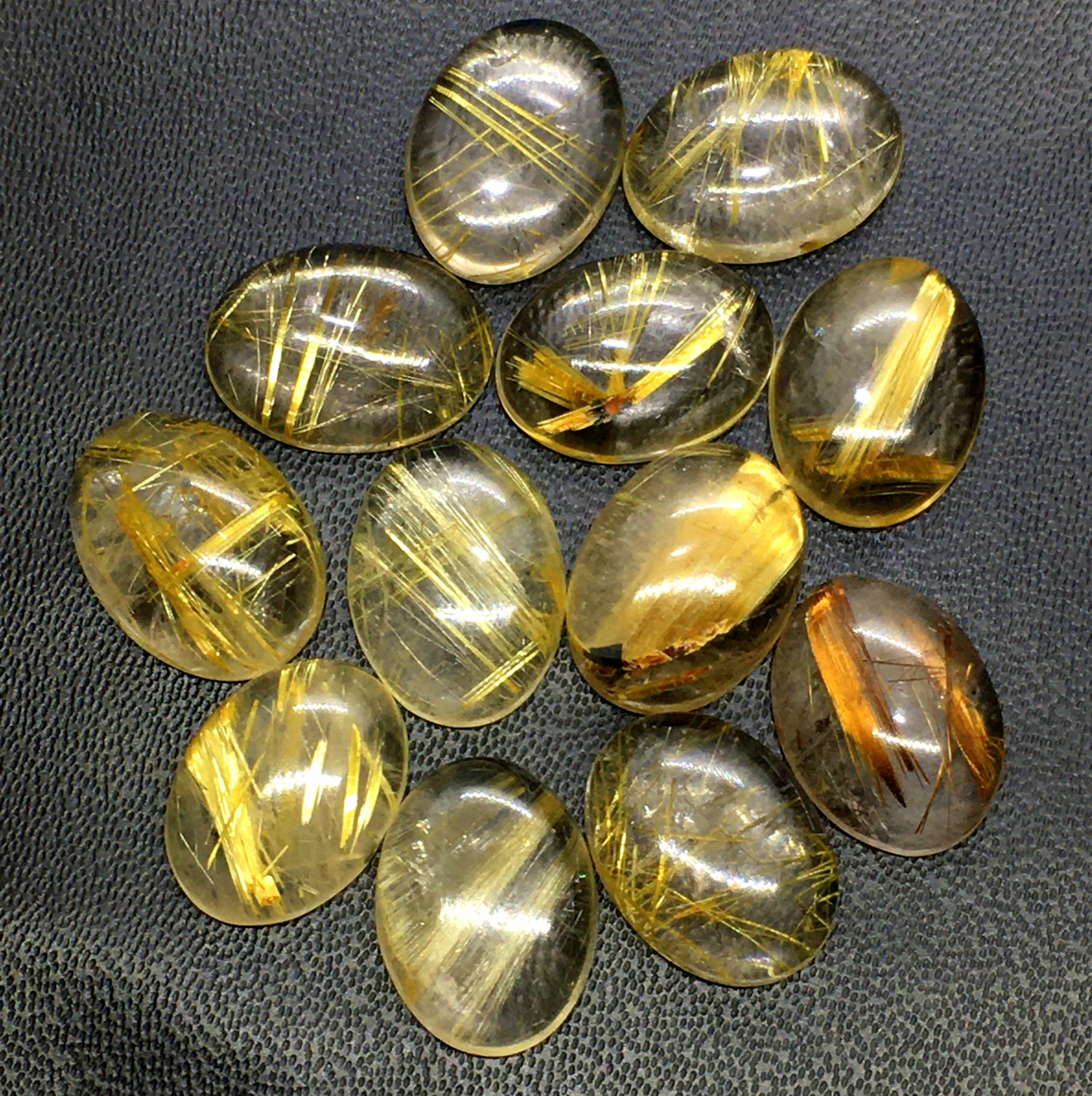 Buy Rutile Quartz Loose Gemstone per Gram Online UAE | Eleganza Gems