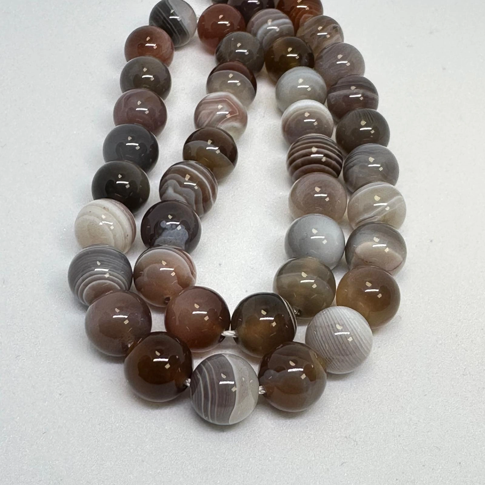 BROWN BOTSWANA AGATE 8MM
