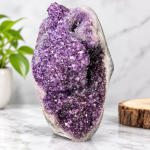 Crystal Druze with Base – Natural Crystal Display