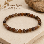 Brown Agate 6MM Bracelet