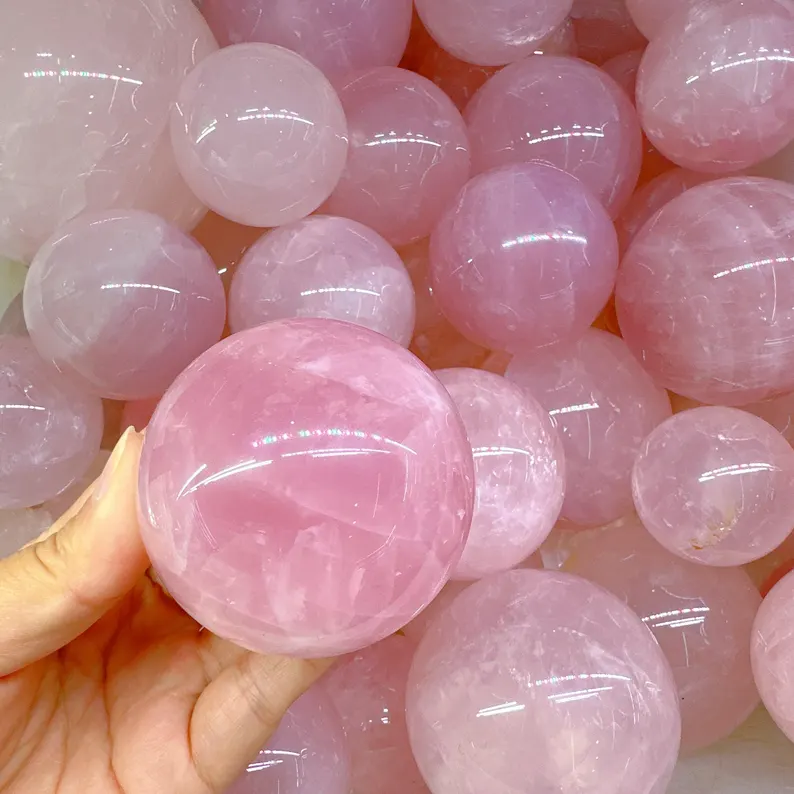 Buy Rose Quartz Extra Loose Gemstone per Gram Online UAE | Eleganza Gems