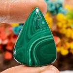 Buy Malachite Loose Gemstone per Gram Online UAE | Eleganza Gems