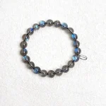 GRAY MOONSTONE 8MM BRACELET