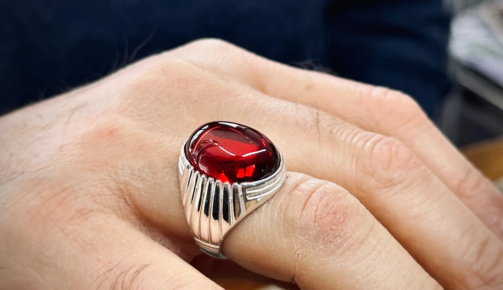 GEMSTONE RINGS MENS
